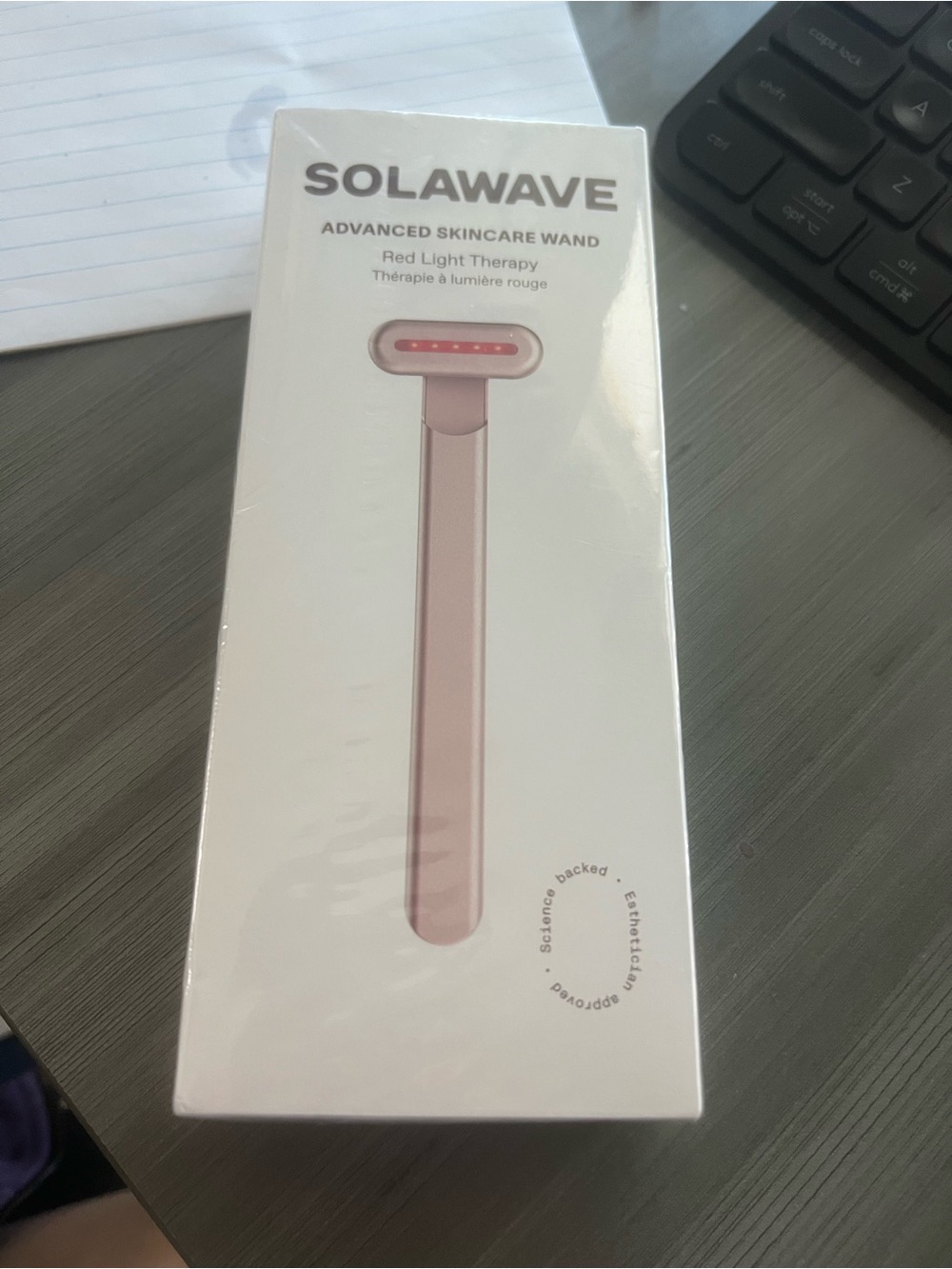 Solawave Advanced Skincare Wand Red Light Therapy- Pink